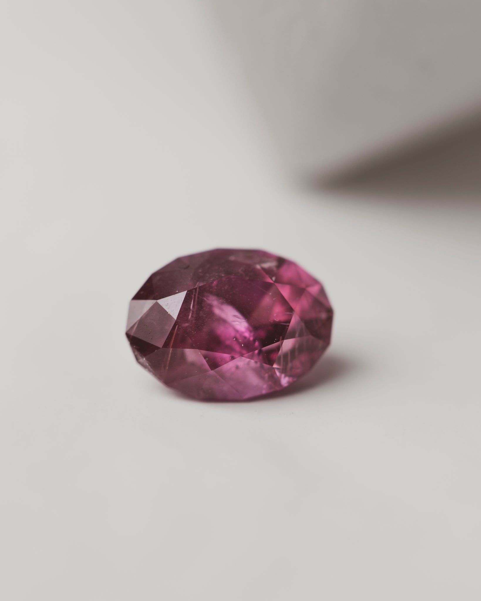 2.04 Dark Pink Oval Sapphire