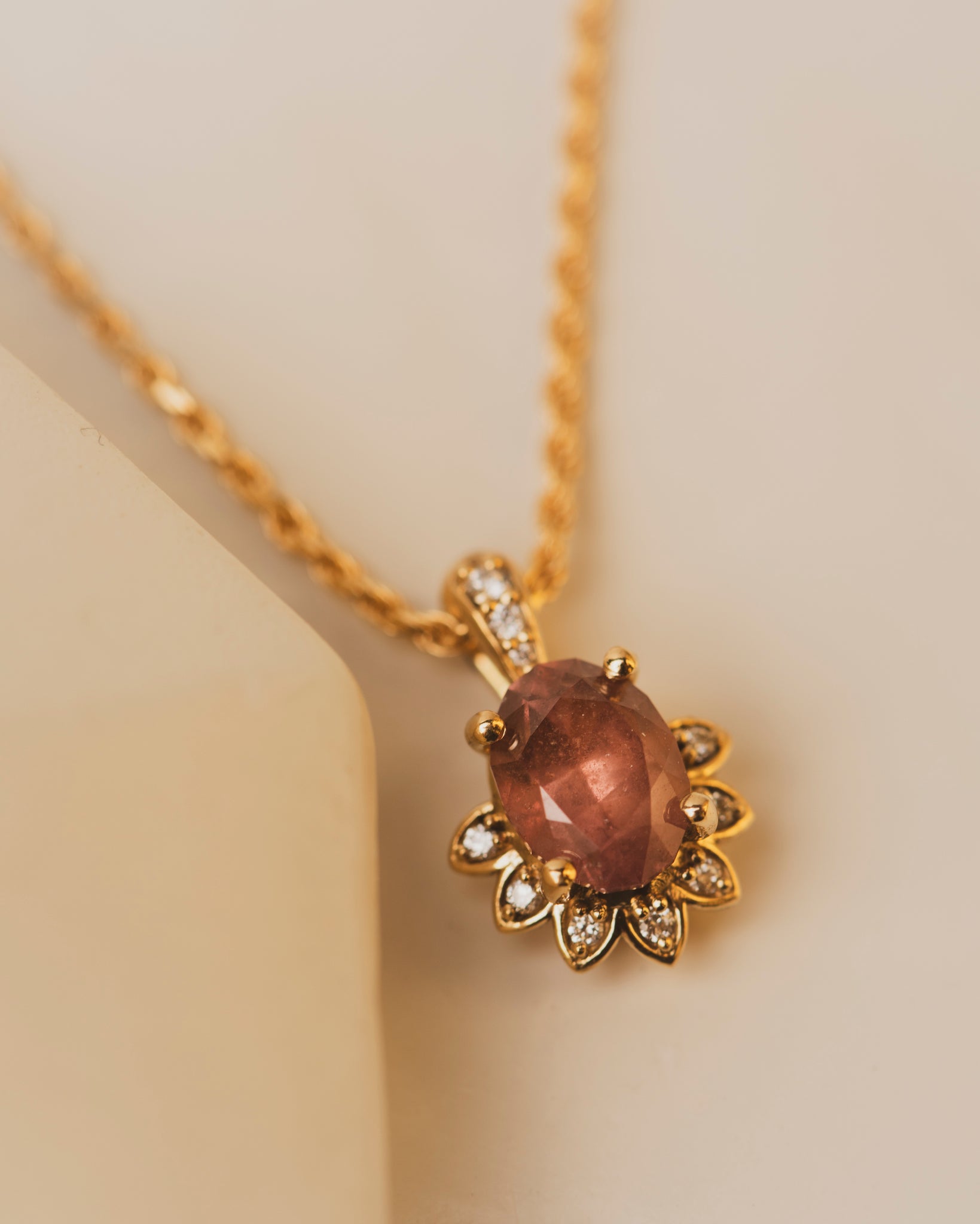 Strawberry Fields Sapphire Necklace