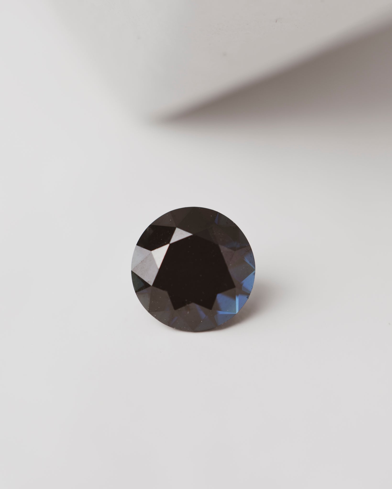 1.6 carat Midnight Blue Round Sapphire