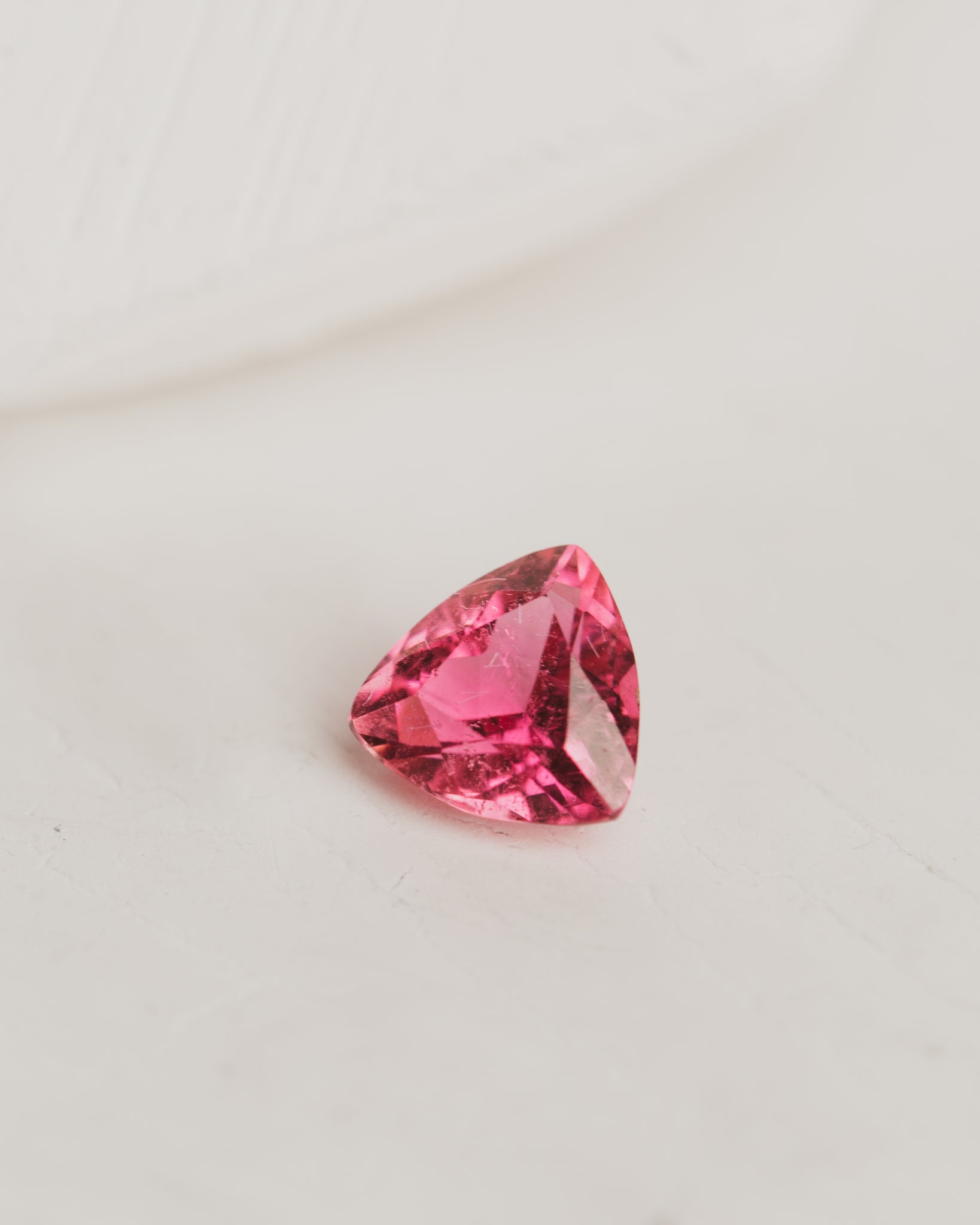 1.35 carat Pink Tourmaline Trillion