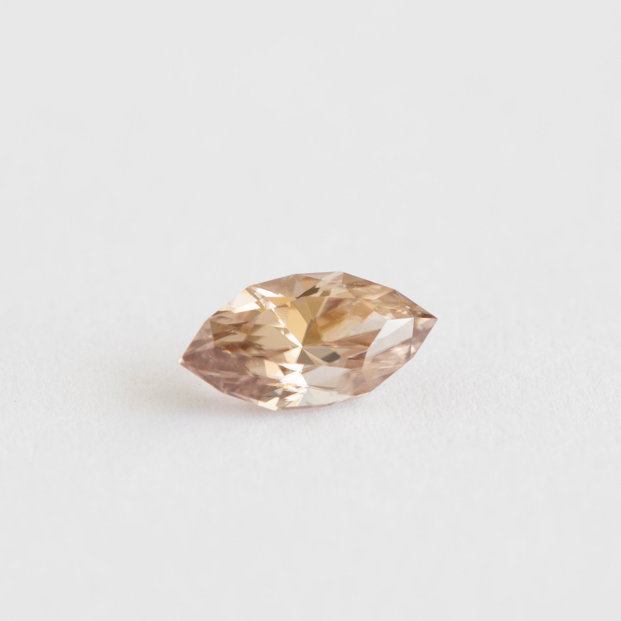 0.85 carat Champagne Marquise Sapphire